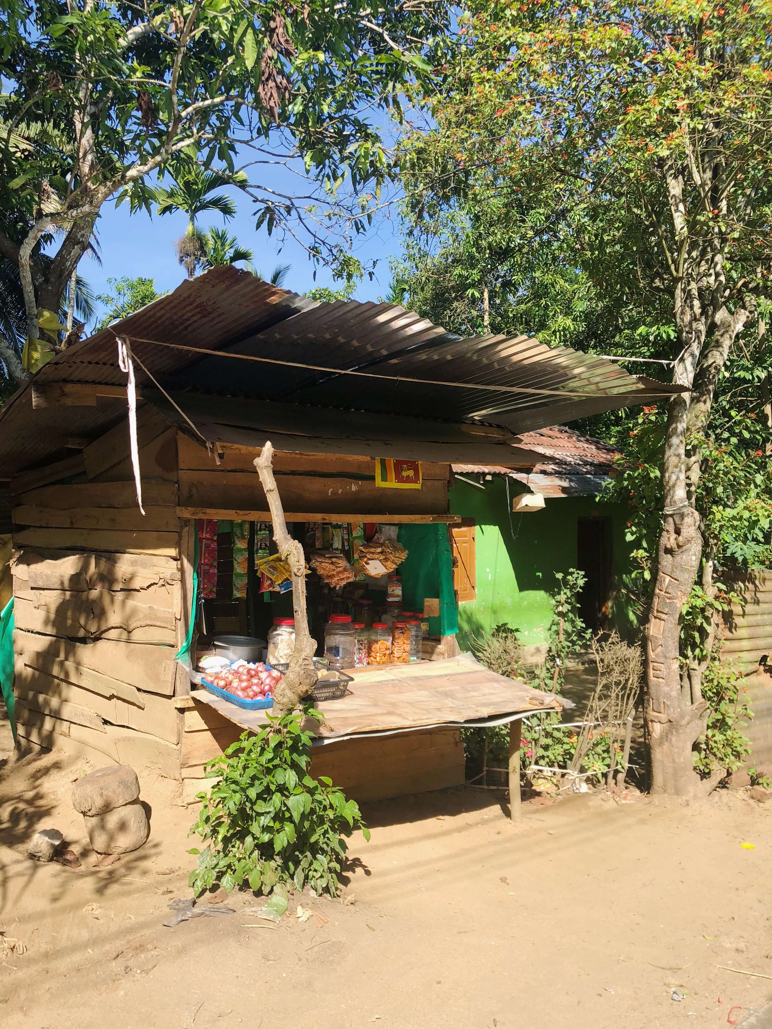 Snack Hut on the side of the road, Kandy Sri Lanka