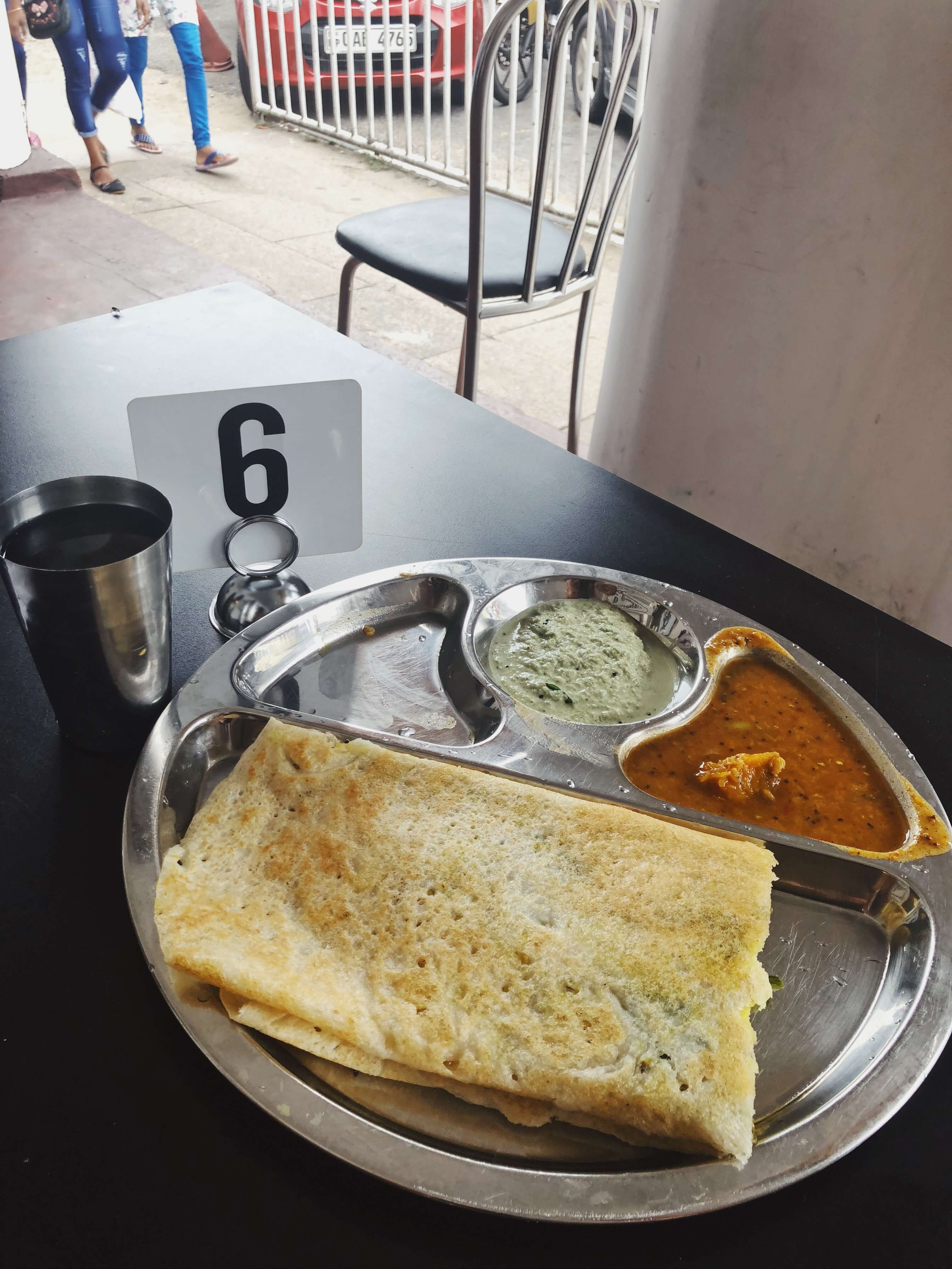 Masala Dosa from Balaji Dosai, Kandy, Sri Lanka