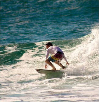 Jamie Garratt Surfing