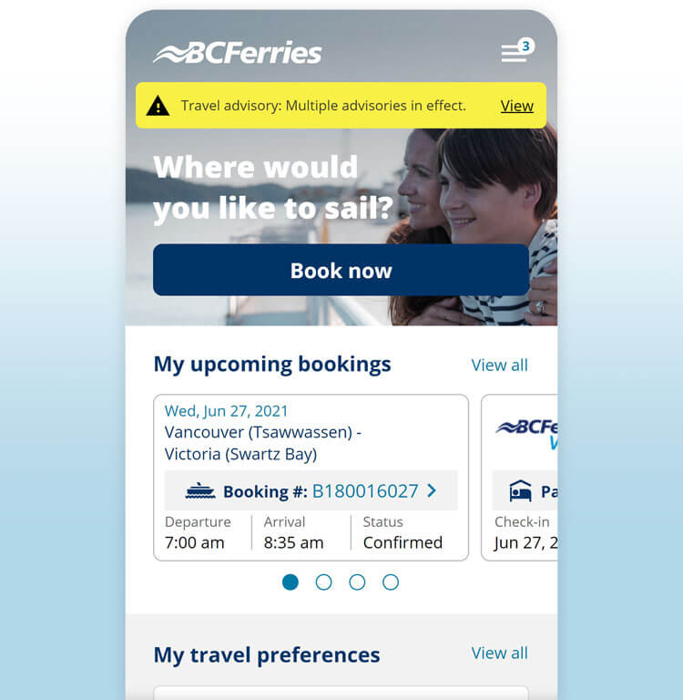 BC Ferries Mobile App